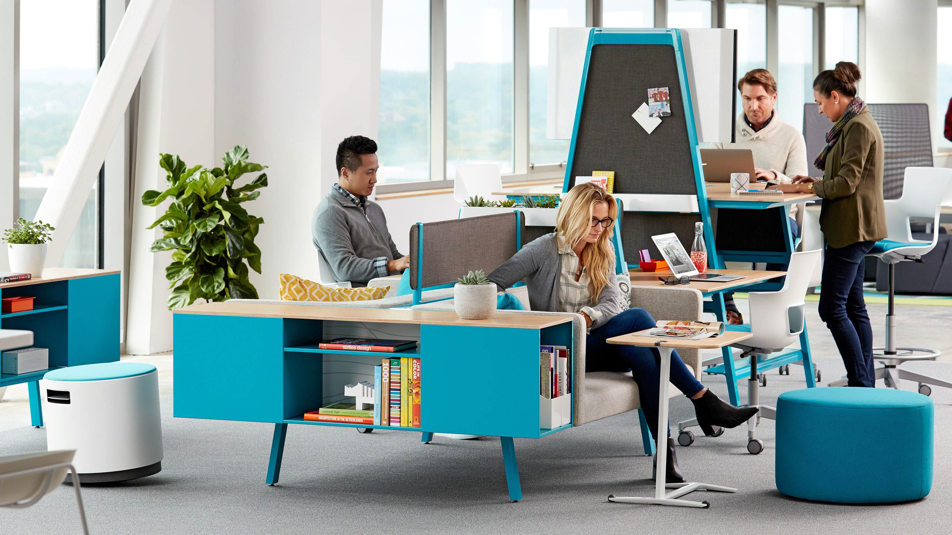 Steelcase Rumble Bivi Rumble Lounge Bench Seating | Steelcase