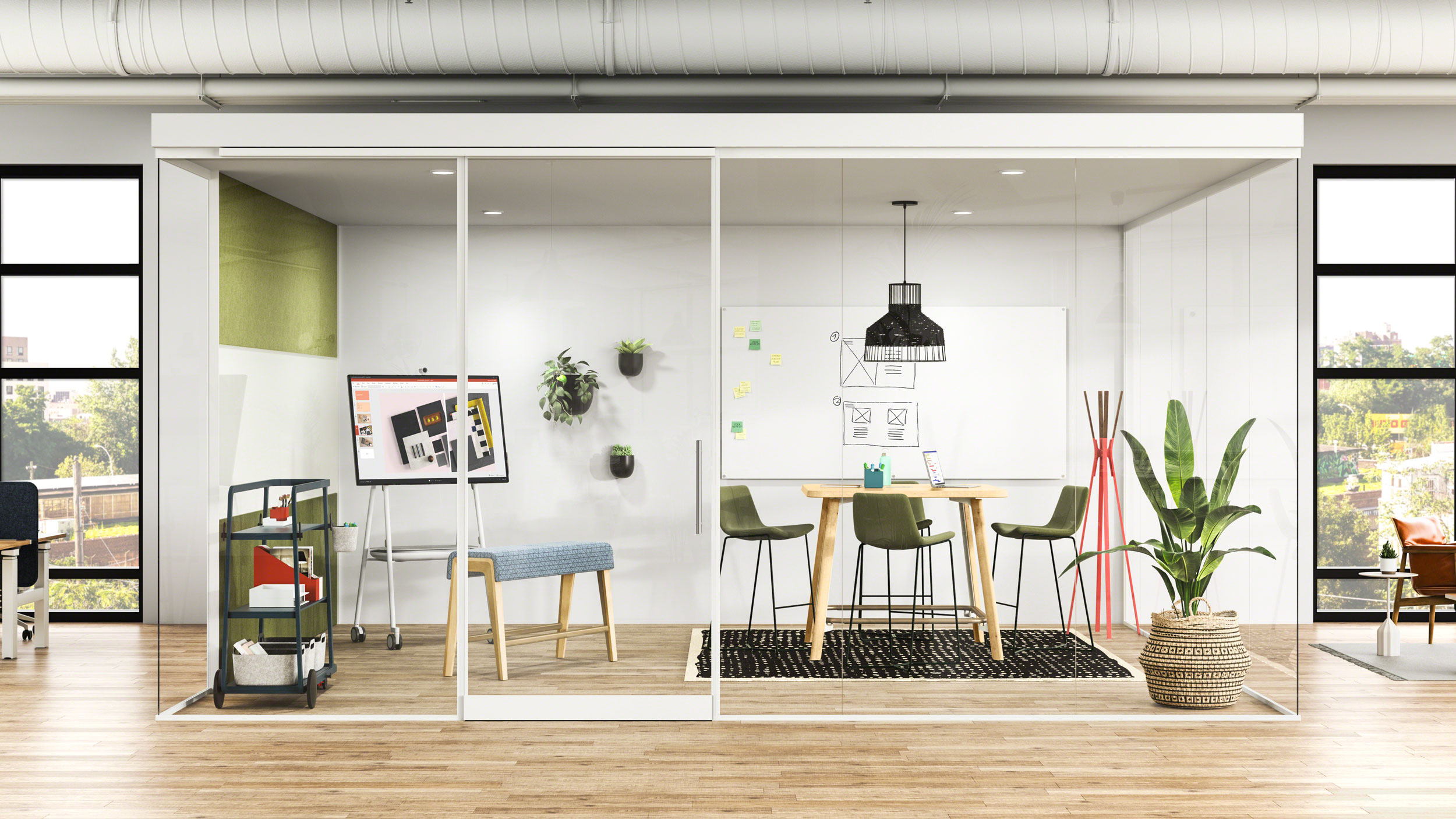 Office Focus Room & Quiet Space Layout - Steelcase