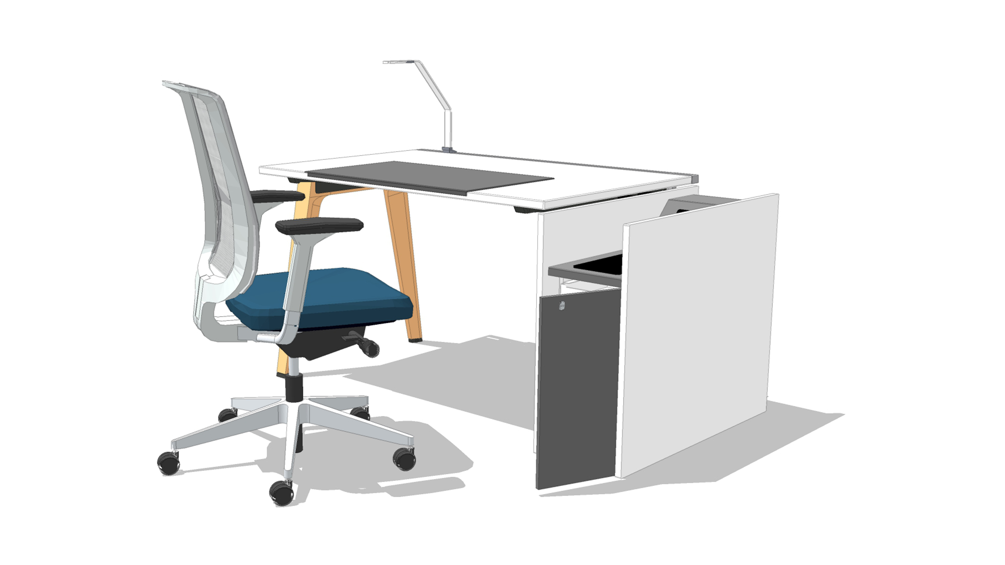 Steelcase Computer Desk Reply Computer & Desk Chair - Steelcase