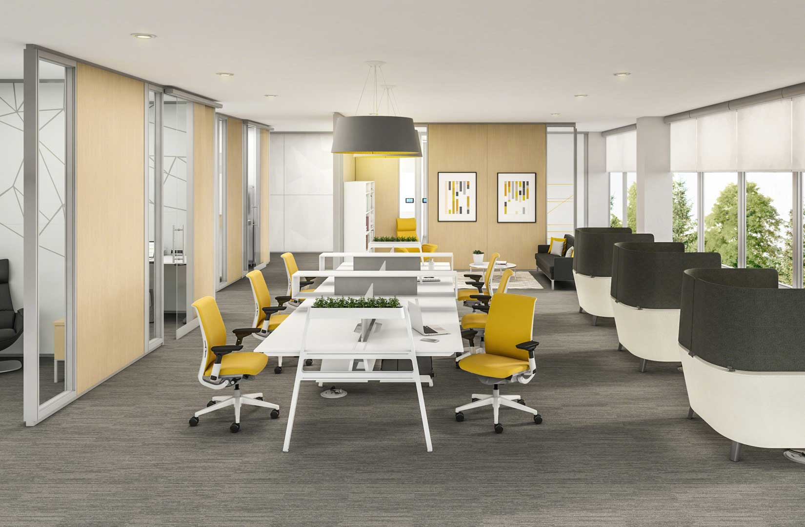 Workcafe Office Cafeteria Ideas & Breakout Area Designs | Steelcase