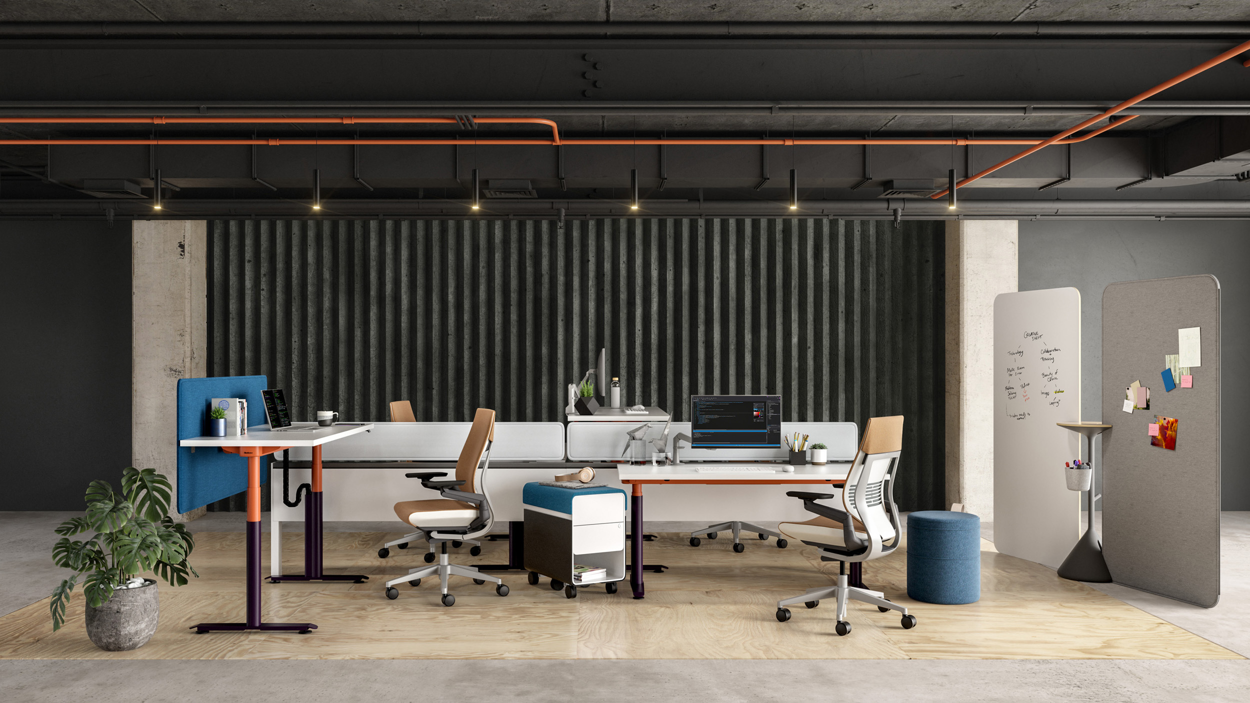 Office Focus Room & Quiet Space Layout - Steelcase