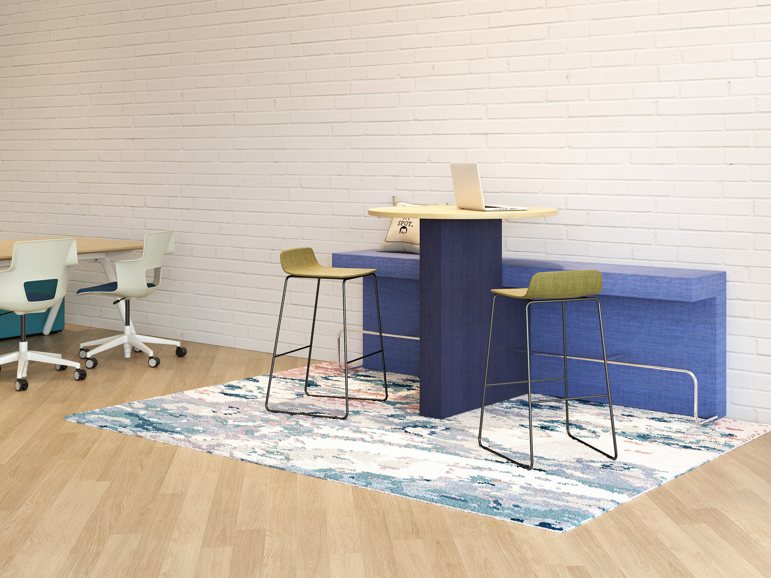 Steelcase Rumble Steelcase Soft Seating _ Turnstone Bivi Rumble Lounge Bench Seating ...
