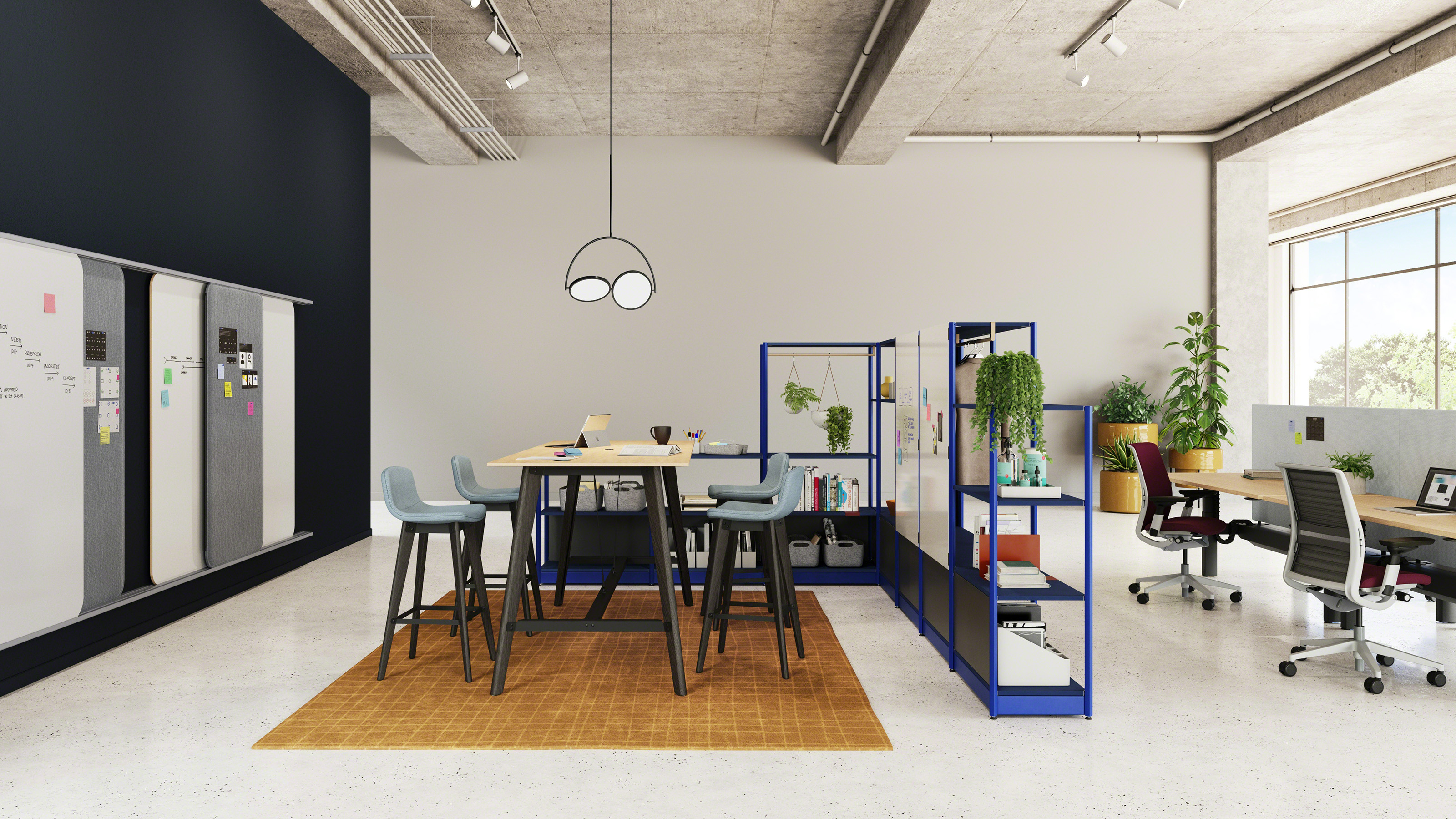 Steelcase Thread System Steelcase Flex Active Frames Storage & Boundary Structure | Steelcase