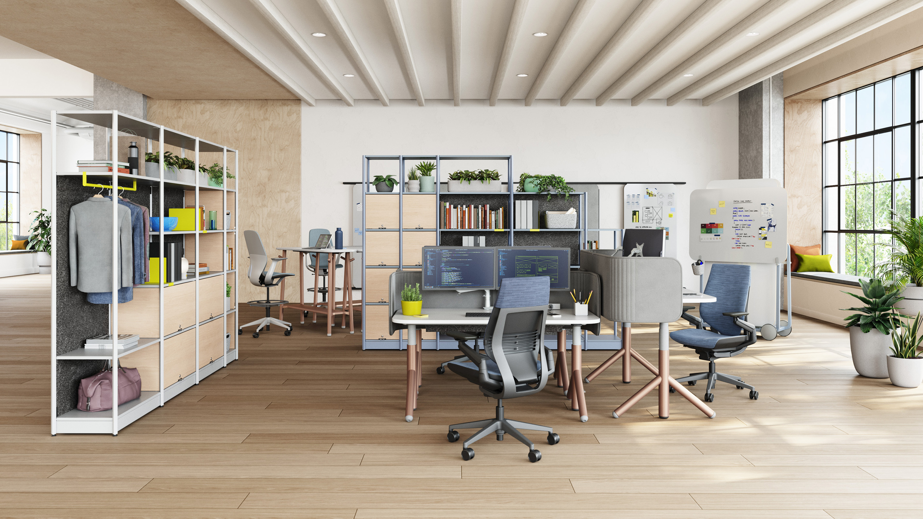Steelcase Structural Panel Steelcase Flex Acoustic Boundary Wall Panels | Steelcase