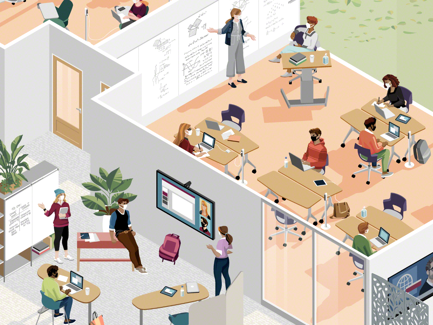 Student Learning Hub Plan Student Hub - Steelcase