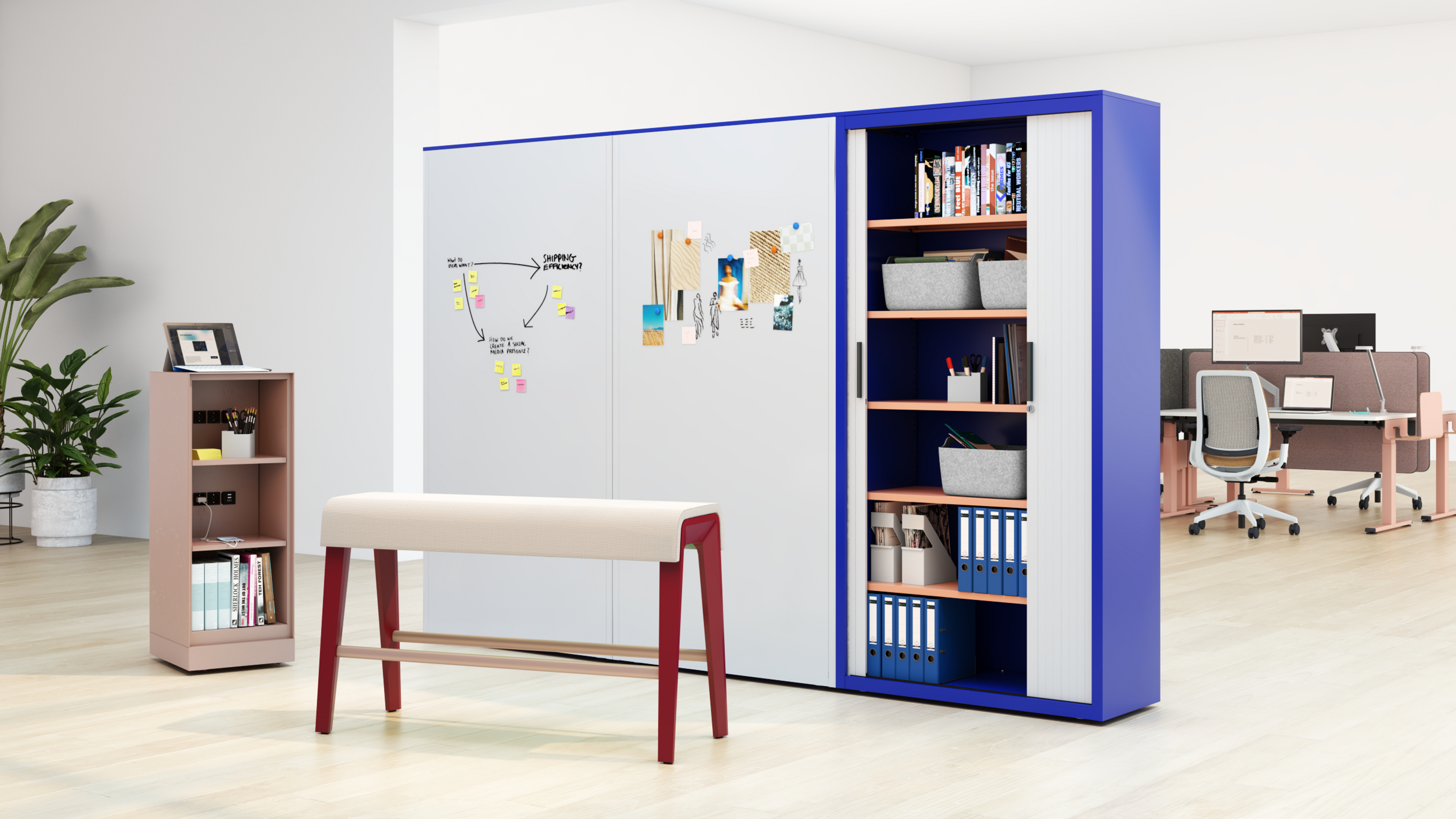 Universal Modern Office Cupboards & Wardrobe Cabinets - Steelcase